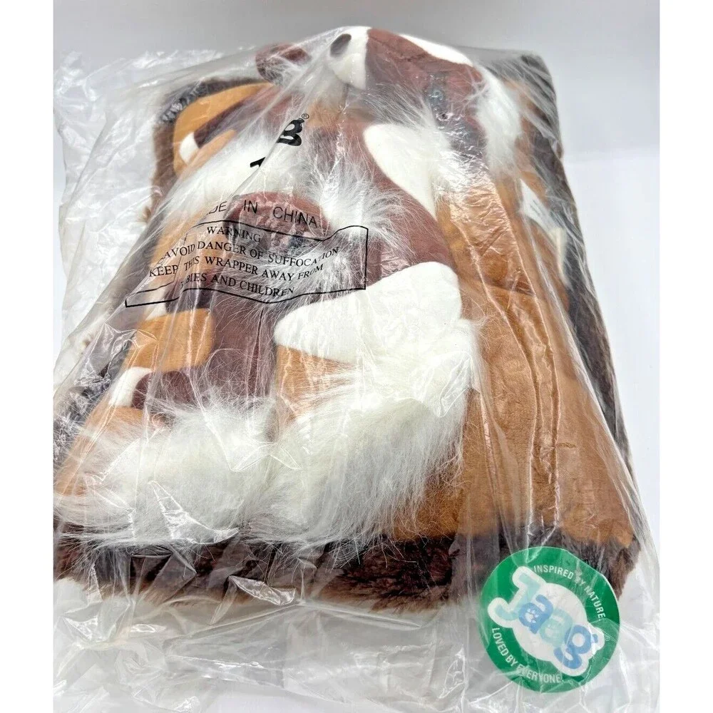 Jaag Plush Horse 3D Throw Pillow Soft Mare w/ Twin Foals Vintage 15x11 NWT‎ HTF